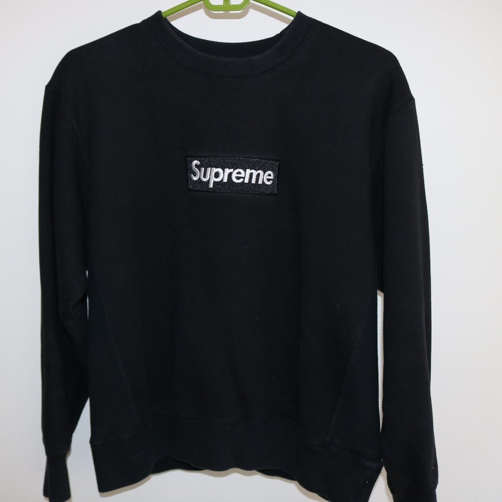 Supreme Black on Black Bogo Crew Neck Size Small